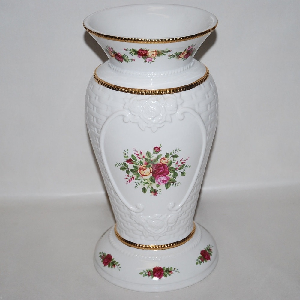 ROYAL ALBERT OLD COUNTRY ROSE 14" X-LARGE VASE NEW